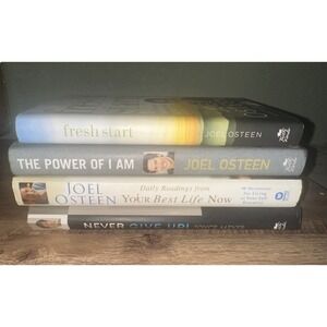 Joel Osteen Book Lot- 3 Joel Osteen 1 Joyce Meyer